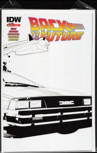 Back To the Future #2 Second Print Cover (2015) Back to the Future