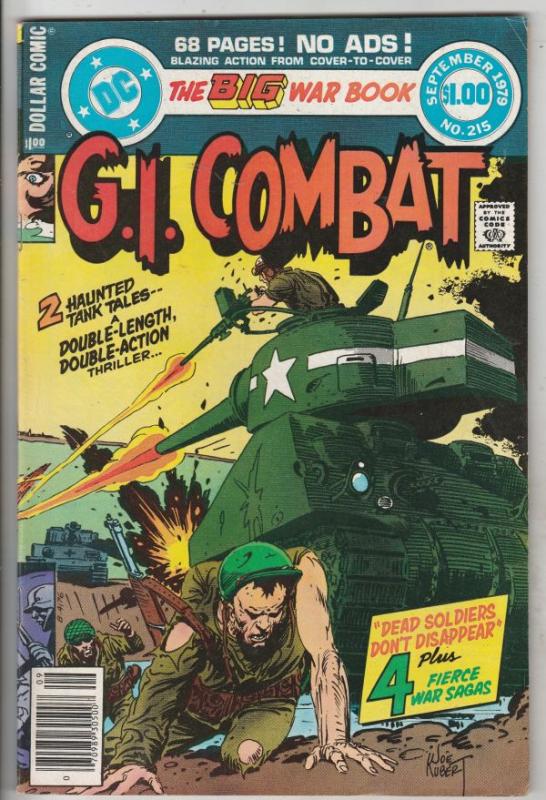 G.I. Combat #215 (Sep-79) VF High-Grade The Haunted Tank