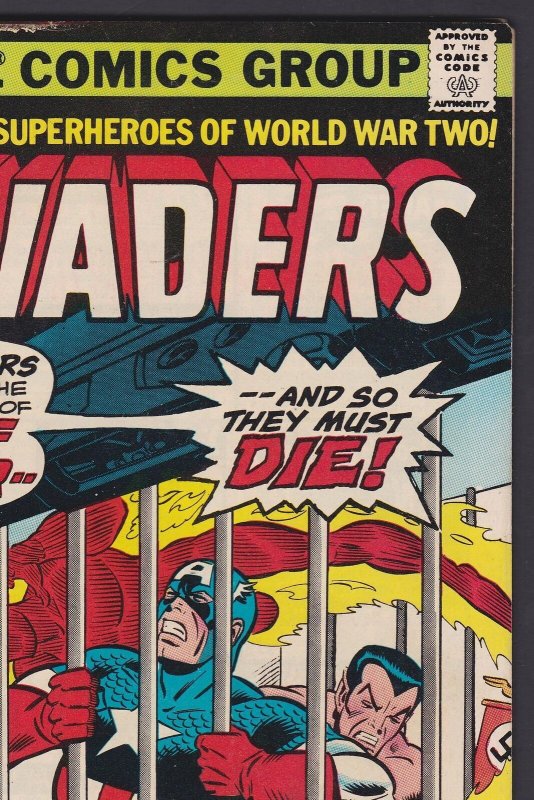 Invaders #19 CGC 9.4 Marvel 8/77; First Appearance New Union Jack; Hitler  Cover