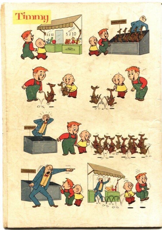 TIMMY-DELL FOUR COLOR #715-NEWS PAPER COMIC STRIP BY SPARBER-1956