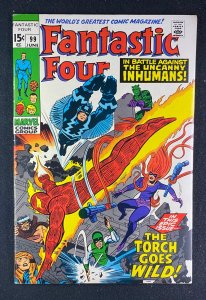 Fantastic Four (1961) #99 FN+ (6.5) Inhumans App