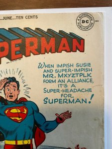 Superman #40 Very Nice Unrestored Golden Age DC Superhero Comic Mr. Mxyztplk!