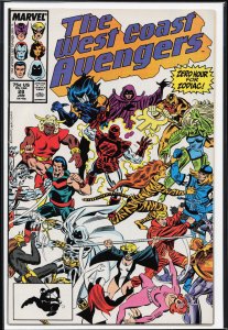 West Coast Avengers #28 (1988) West Coast Avengers / Avengers West Coast