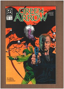Green Arrow #15 DC Comics 1989 Mike Grell NM- 9.2