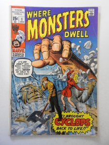 Where Monsters Dwell #1 GD/VG Condition