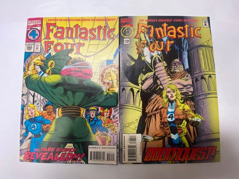 4 Fantastic Four MARVEL comic books #392 396 414 59 35 KM11