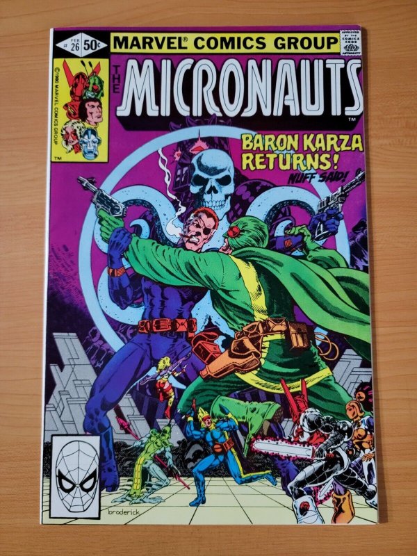 Micronauts #26 Direct Market Edition ~ NEAR MINT NM ~ 1981 Marvel Comics 