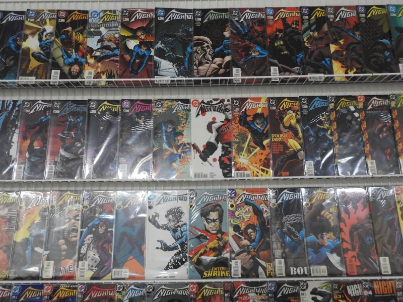 Huge Lot of 190 Comics W/ Batman and Nightwing! Avg. VF Condition!