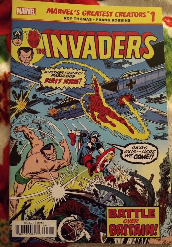 Marvel's greatest creators: Invaders #1 NM