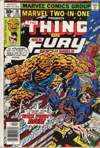 Marvel Two-in-One #26 (1977) Nick Fury