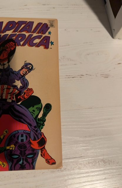 Captain America #111 (1969)Signed by steranko/Steranko Art some browning