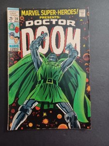 Marvel Super-Heroes #20 - 1st solo Doctor Doom - 1969 - FN/VF