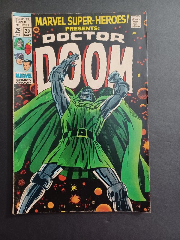 Marvel Super-Heroes #20 - 1st solo Doctor Doom - 1969 - FN/VF