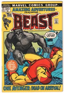 Amazing Adventures #12 (1972) The Beast and Iron Man!
