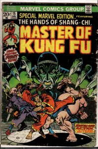 Special Marvel Edition #15 (1973) First Shang-Chi! Centerfold detached