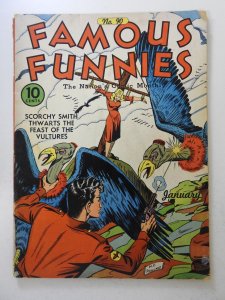 Famous Funnies #90 (1942) Solid VG- Condition!