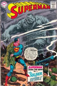 Superman #216 (May-69) VG Affordable-Grade Superman, Jimmy Olsen,Lois Lane, L...