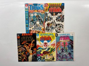 5 New Titans DC Comic Books # 1 2 3 4 5 Avengers Defenders Thor Hulk 113 JS46