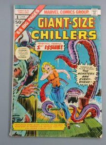 Giant-Size Chillers #1, VG Marvel Comics, 1974 JR1