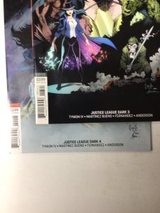 Justice League Dark #3 & 4 Variant Covers (2018) Lot of 2 DC Comic Books