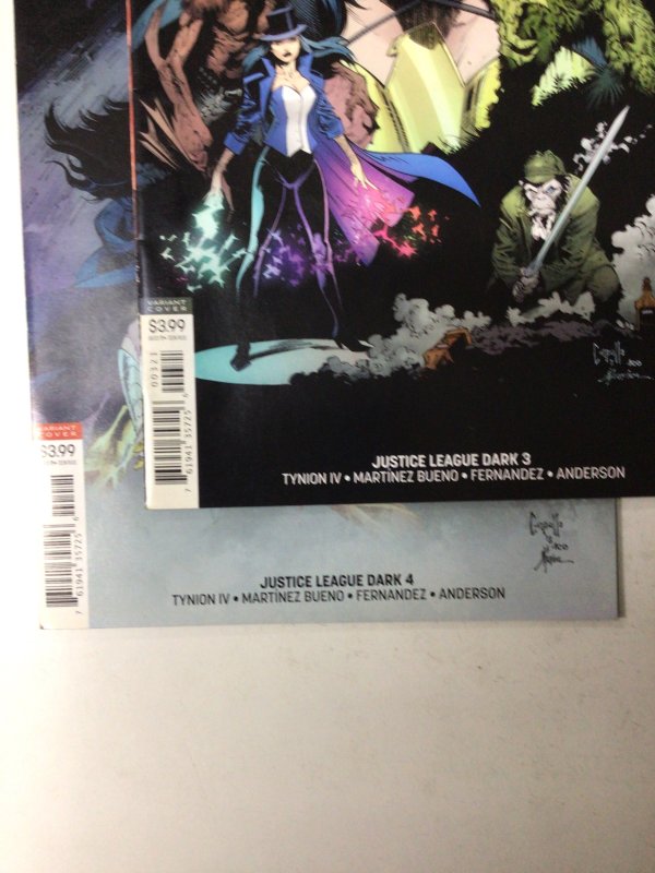Justice League Dark #3 & 4 Variant Covers (2018) Lot of 2 DC Comic Books