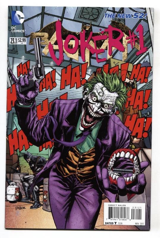 Batman-#23.1 DC comic book-Joker-#1- Variant-New 52-NM