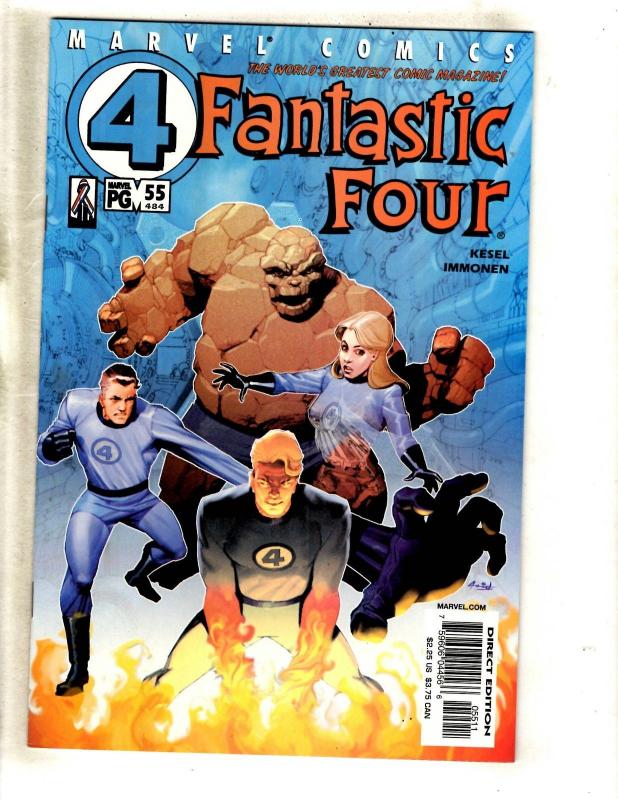 Lot Of 10 Fantastic Four Marvel Comic Books # 9 17 52 53 55 57 58 59 60 62  J327