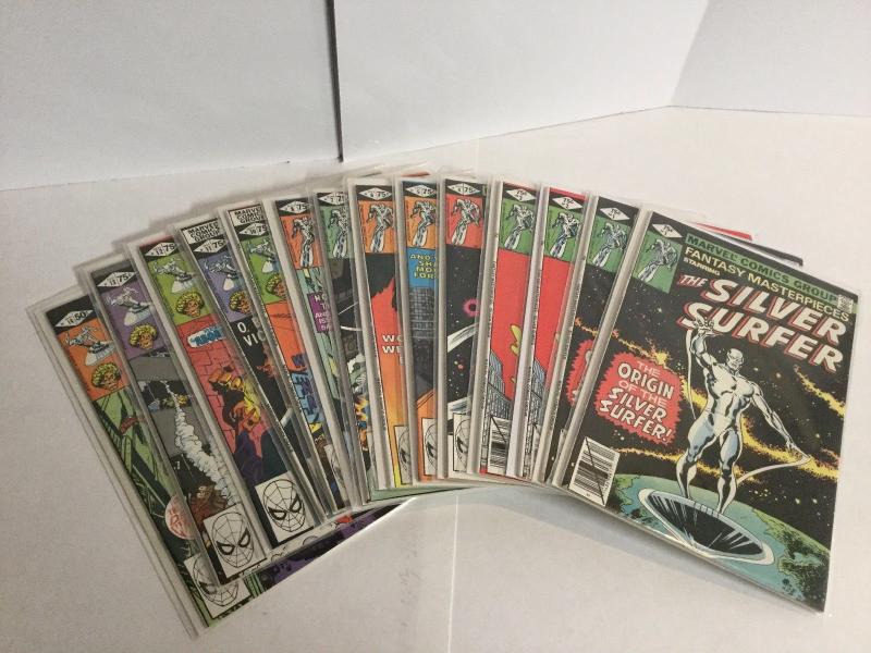  Fantasy Masterpieces Silver Surfer 1 2 4-8 10-14 Lot Nm Near Mint Marvel 