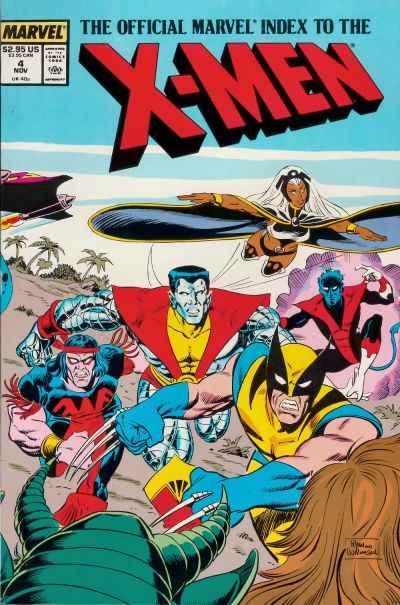 Official Marvel Index to the X-Men (1987 series) #4, NM- (Stock photo)