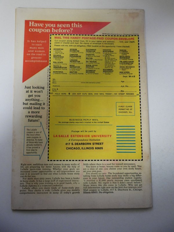 Supernatural Thrillers #10 (1974) FN Condition