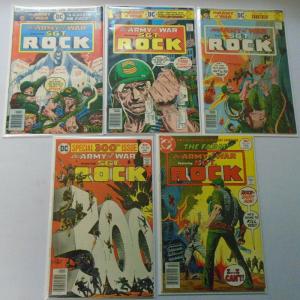 Bronze Age DC War Comics Lot Sgt. Rock From:#251-301, 29 Diff. Avg 5.0 (1971-76)