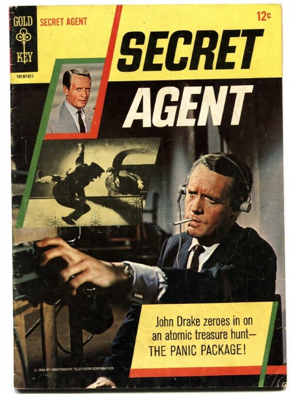 SECRET AGENT #1 comic book 1966-GOLD KEY-1ST ISSUE-PATRICK MCGOOHAN-TV SERIES
