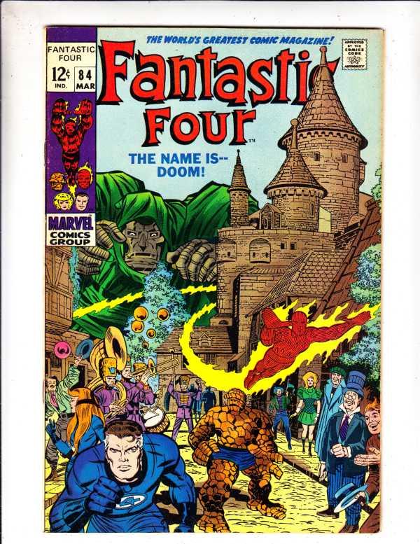 Fantastic Four #84 (Mar-69) VF High-Grade Fantastic Four, Mr. Fantastic (Reed...