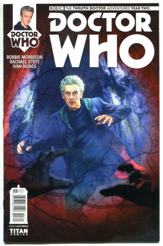 DOCTOR WHO #3 A, NM, 12th, Tardis, 2016, Titan, 1st, more DW in store, Sci-fi