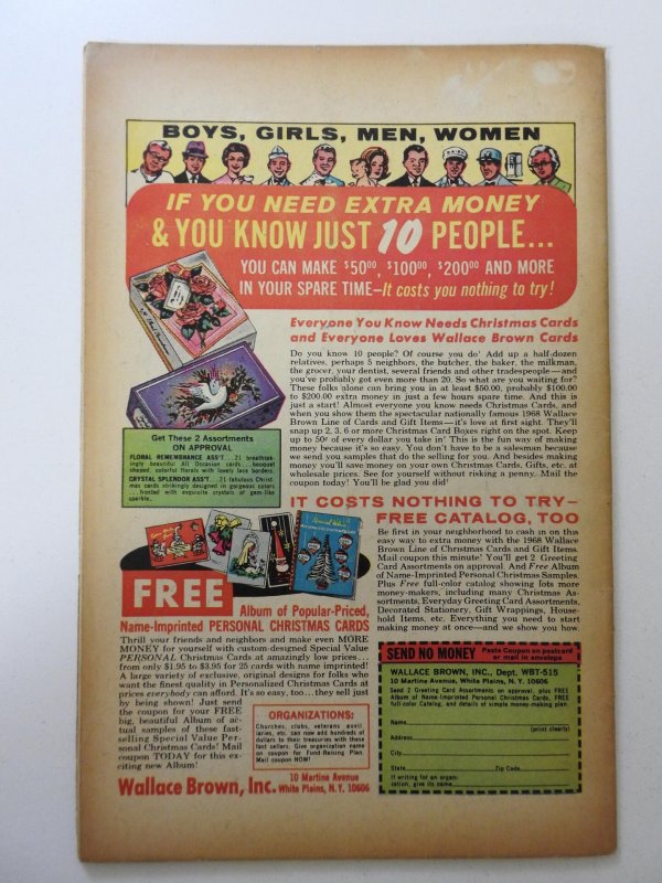 Outer Space (1968) VG- Condition ink on fc