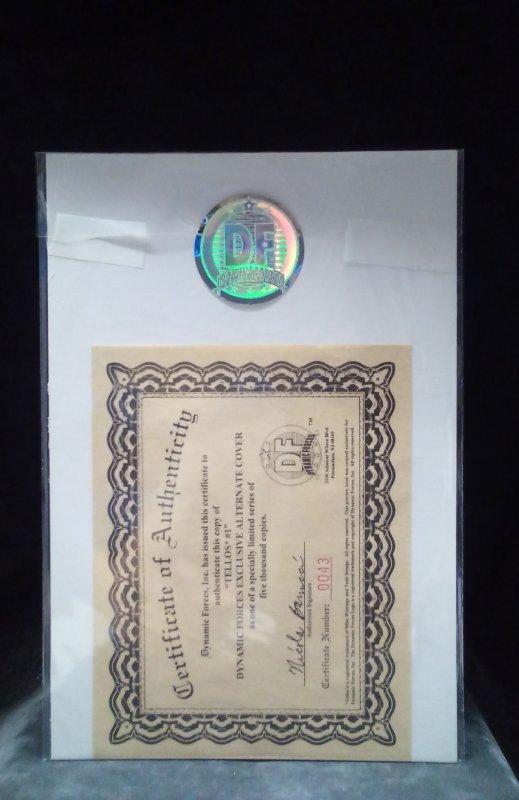 Tellos #1 Dynamic Forces Cover (1999)