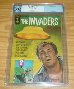 the Invaders #1 PGX 7.0 silver age gold key comics based on sci fi tv series