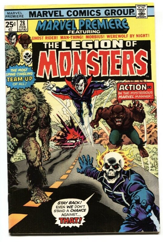 Marvel Premiere #28 1st Legion of Monsters - Ghost Rider FN/VF