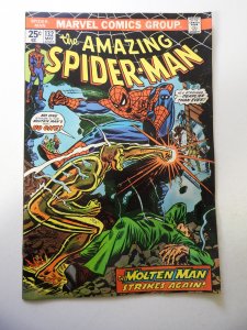 The Amazing Spider-Man #132 (1974) VG- Condition moisture stains MVS Intact