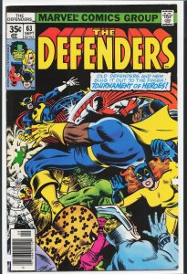 The Defenders #63 (1978) The Defenders