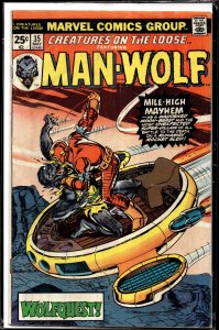 Creatures on the Loose #35 (1975) Man-Wolf