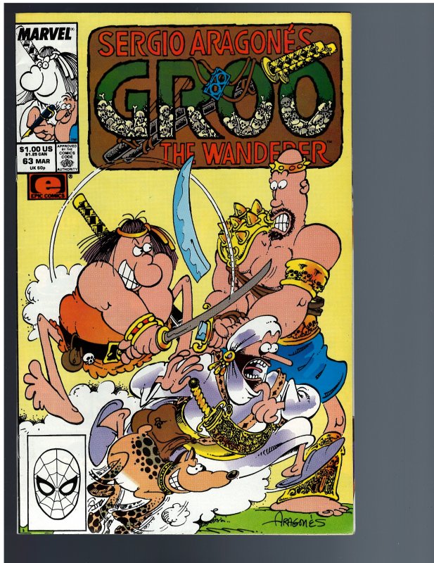 Sergio Aragone's Groo the Wanderer #63 (1990)