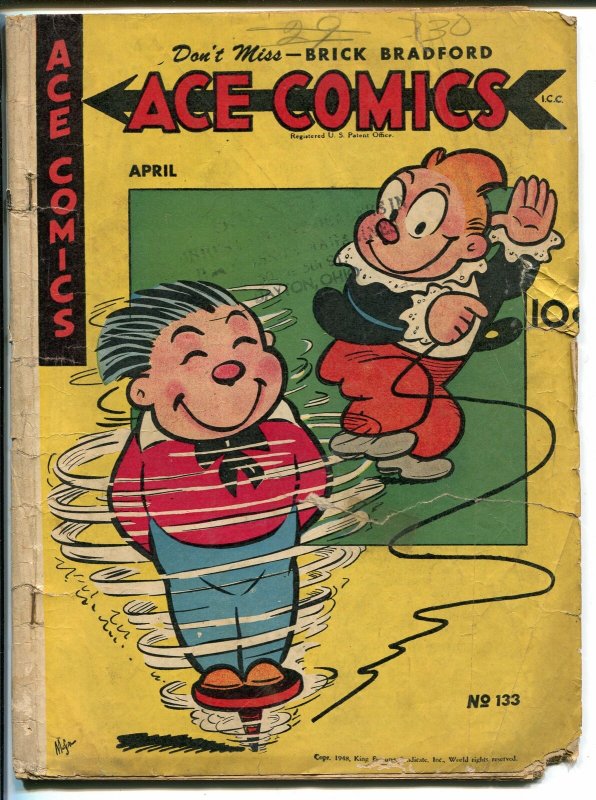 ACE #133 1948-PHANTOM-KATZENJAMMER KIDS-BLONDIE-JUNGLE JIM-PRINCE VALIANT-fr