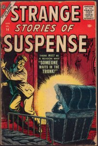 Strange Stories of Suspense #14 - Someone Waits in the Trunk! (VG-) 1957