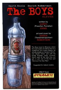 BOYS #10-HIGH GRADE-2007--GARTH ENNIS -TV SHOW.