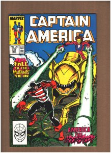 Captain America #339 Marvel Comics 1988 Fall of the Mutants VF/NM 9.0