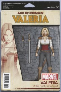 Age Of Conan Valeria #1 Action Figure Variant Comic Book (2019) NM