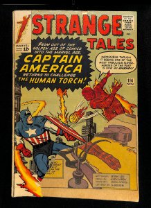 Strange Tales #114 Captain America Human Torch!