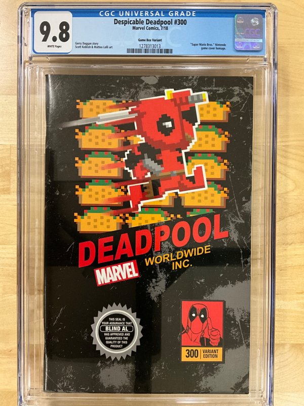 Despicable Deadpool #300 Game Cover (2018) CGC 9.8