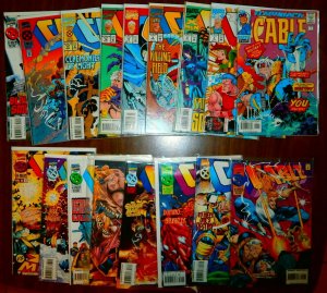 Cable V1 lot + Avengers: X-Sanction #1-4 Cyclops Phoenix, comic book lot of 63